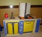 Cardboard Kitchen front view