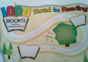 1000 books before Kindergarten
