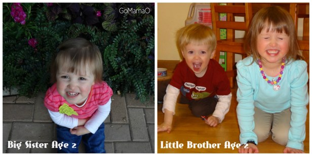 Big Sister and Little Brother Age 2
