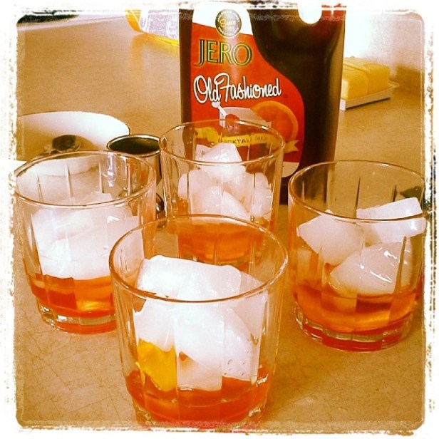old fashioned mixed drink