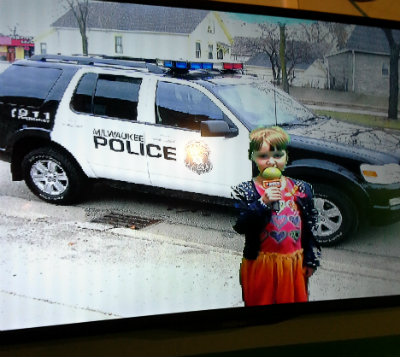 Now at the scene (that little brother selected in the control room). It really was a cool exhibit!