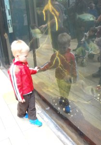 Little brother could have stayed here ALL DAY!