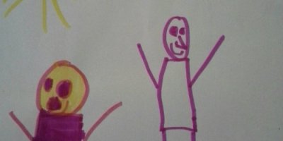 Kid's depiction of Spring Break