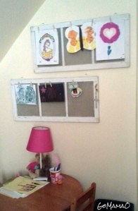 full view of window screen art boards