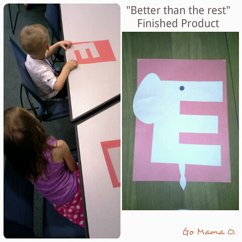 My kids at craft time