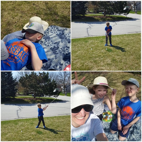 picnic lunch and outdoor recess Go Mama O. 