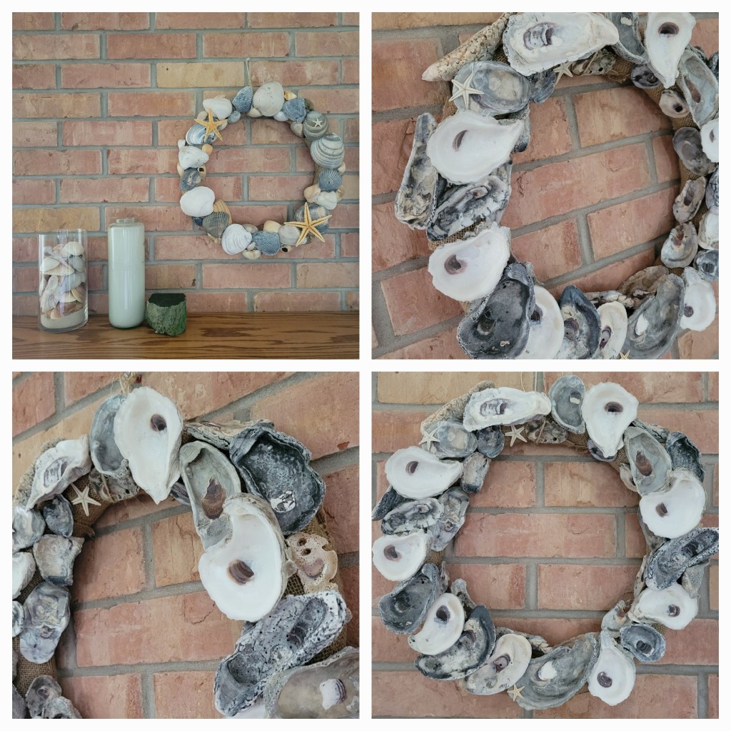 oyster shell wreath